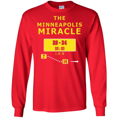 Football Lover T-shirt The Minneapolis Miracle Red