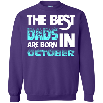 Daddy T-shirt The Best Dads Are Born In October Purple