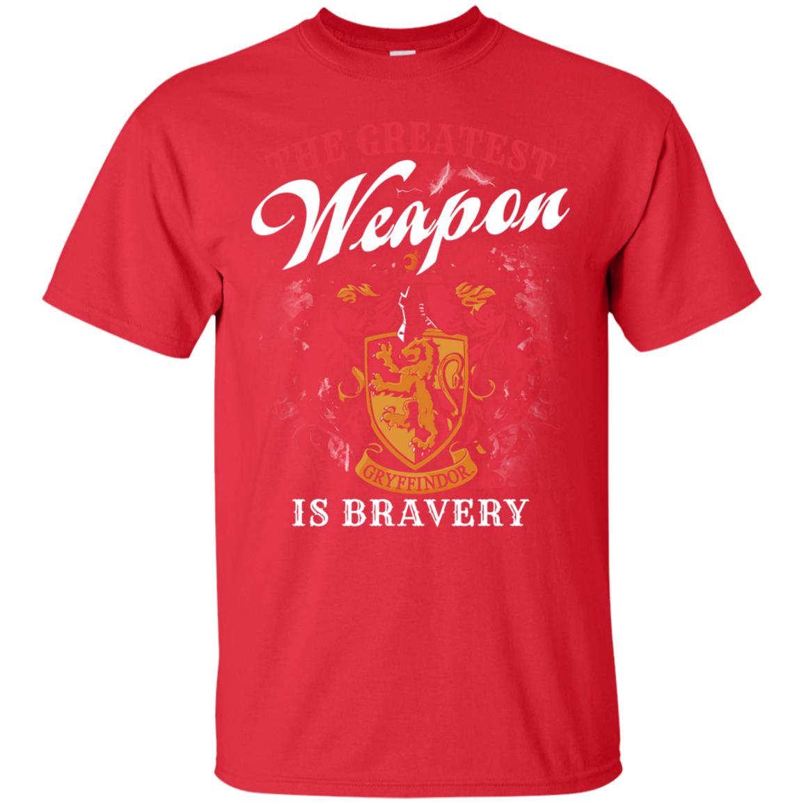 The Greatest Weapon Is Bravery Harry Potter Fan T-shirtG200 Gildan Ultra Cotton T-Shirt