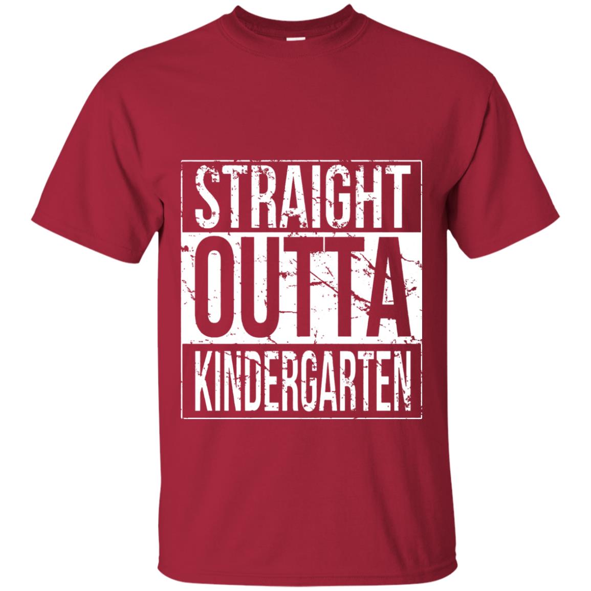 Kids Straight Outta Kindergarten T-shirt Cardinal