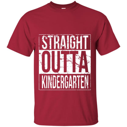 Kids Straight Outta Kindergarten T-shirt Cardinal