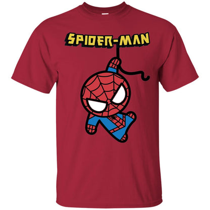 Spider-man Hanging Cute Kawaii Premium T-shirt Cardinal