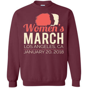 Women's March Los Angeles January 20 2018 Women's Right T-shirt