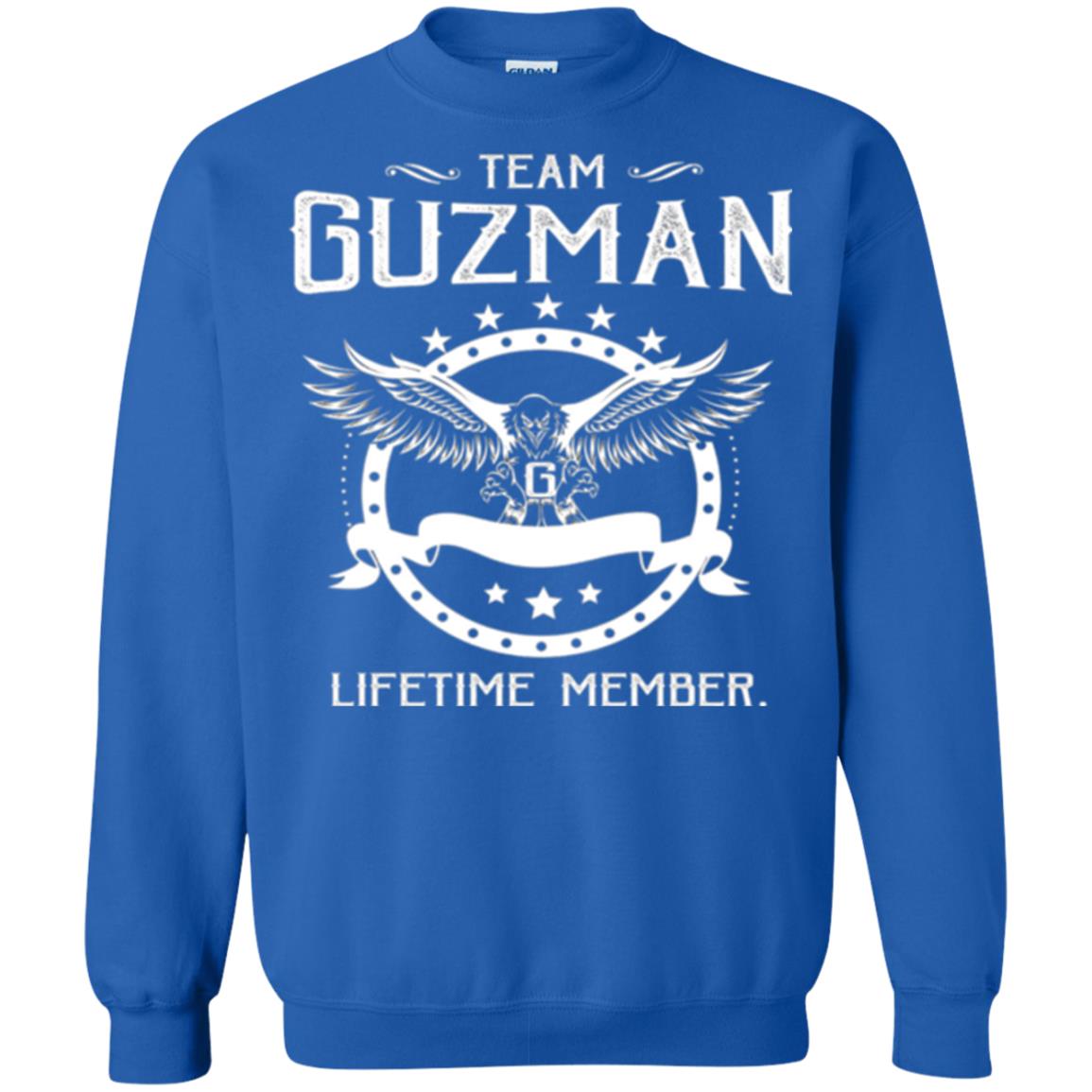 Family T-shirt Team Guzman Lifetime Member Royal