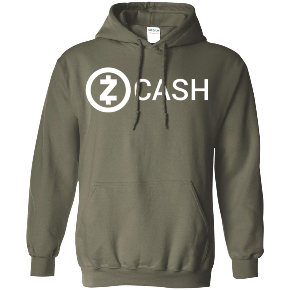 Cryptocurrency Zec Logo T-shirt Zcash Military Green