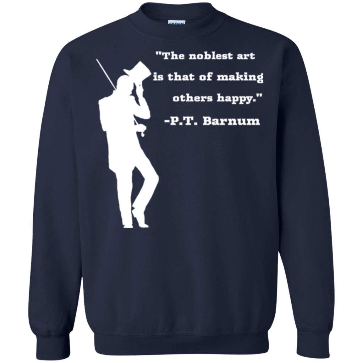 Circus Ring Master P.t. Barnum Quote T-shirt Navy
