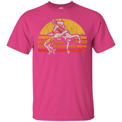 Vintage Wrestling Graphic Wrestler T-shirt Heliconia