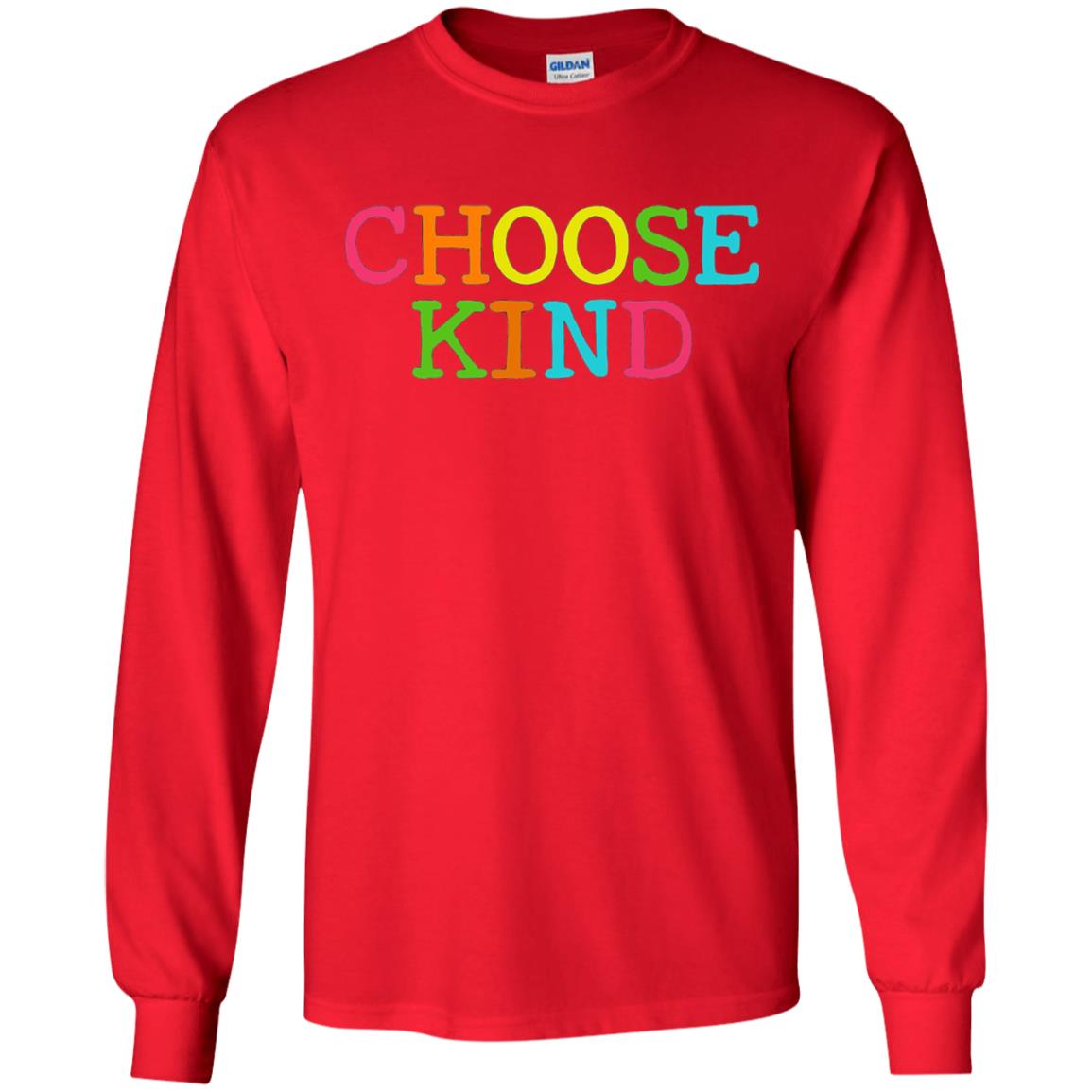 Choose Kind Be Kind Anti Bullying T-shirt Red