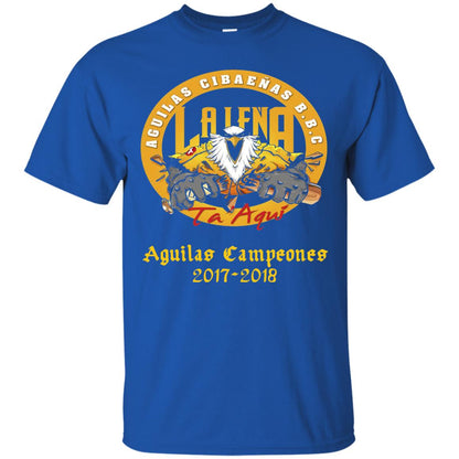 Baseball Lover T-shirt Aguilas Cibaenas Campeones 2017-2018 Royal