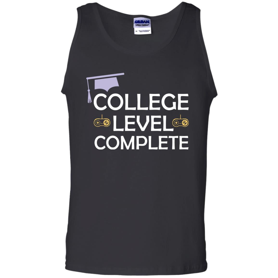 College Level Complete Funny College Graduation Shirt Black