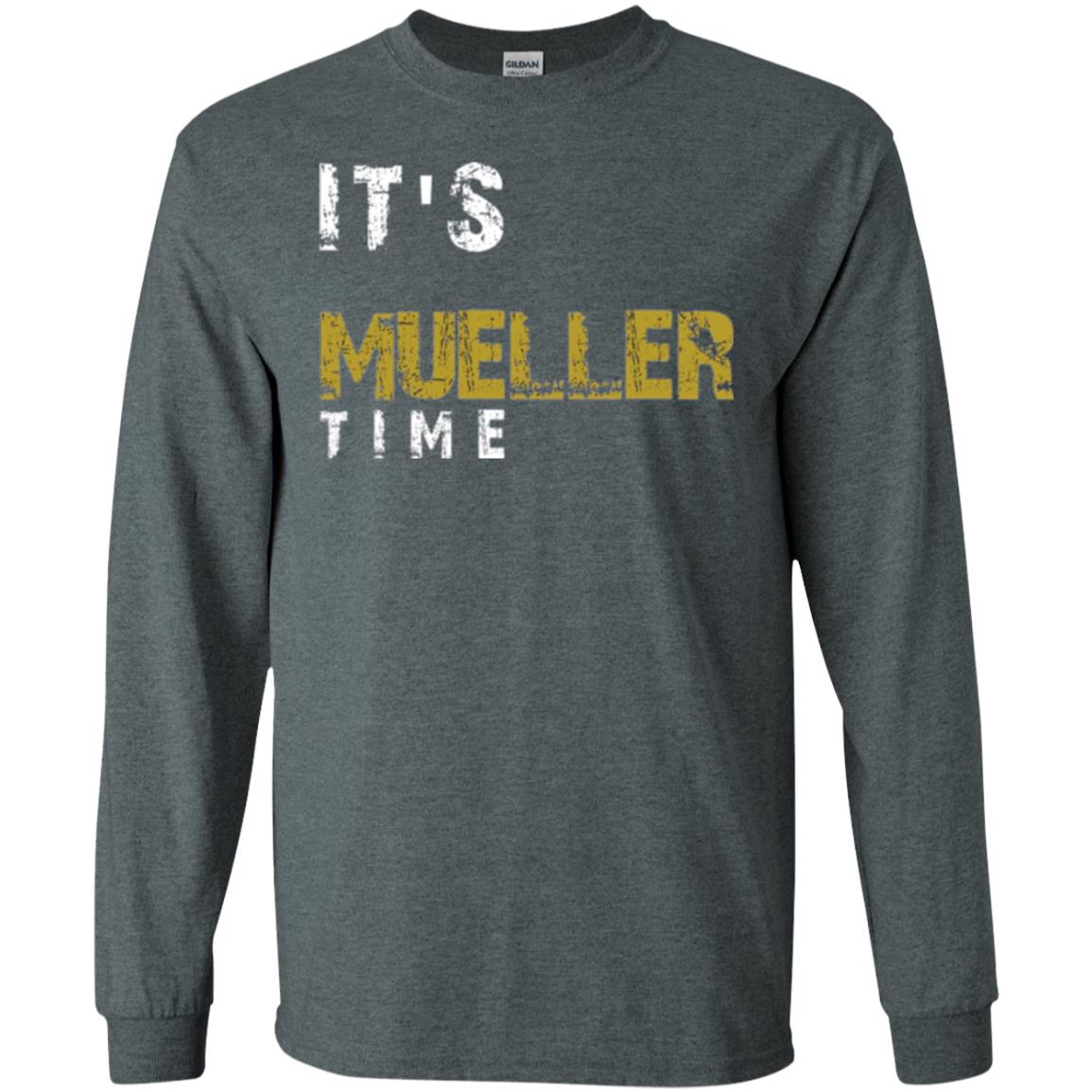 Anti Trump Resist T-shirt It_s Mueller Time Dark Heather