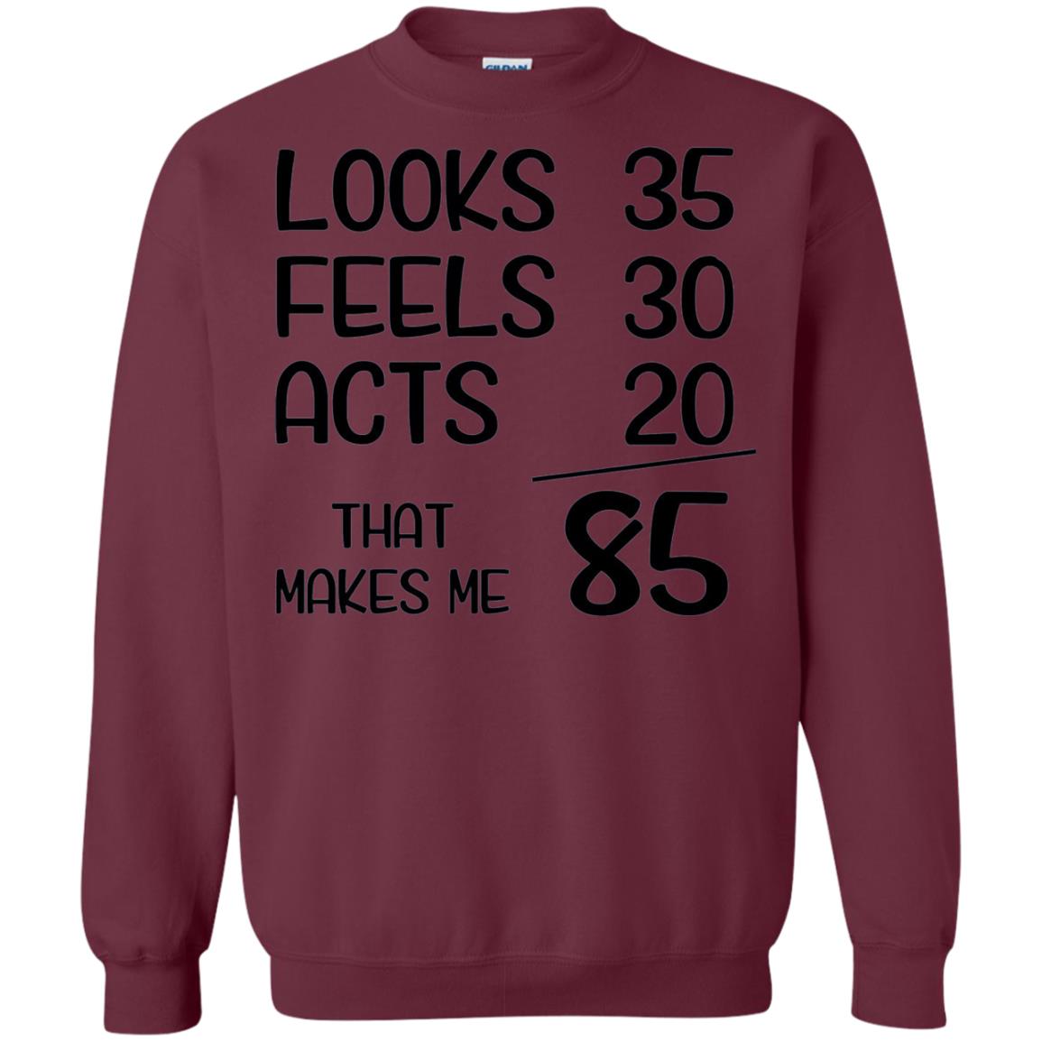 Funny 1933 85 Years Old 85th Birthday T-shirt Maroon