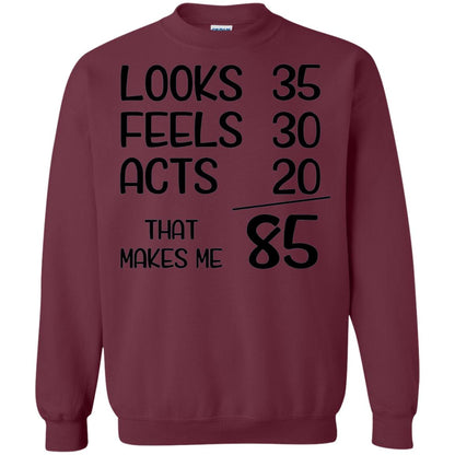 Funny 1933 85 Years Old 85th Birthday T-shirt Maroon