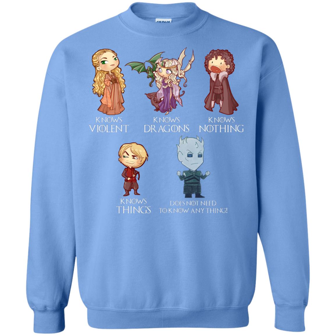 Know Something Game Of Thrones Fan T-shirt Carolina Blue