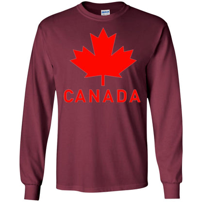 Canada Flag T-shirt Vintage Canada Flag Eh Team Maroon