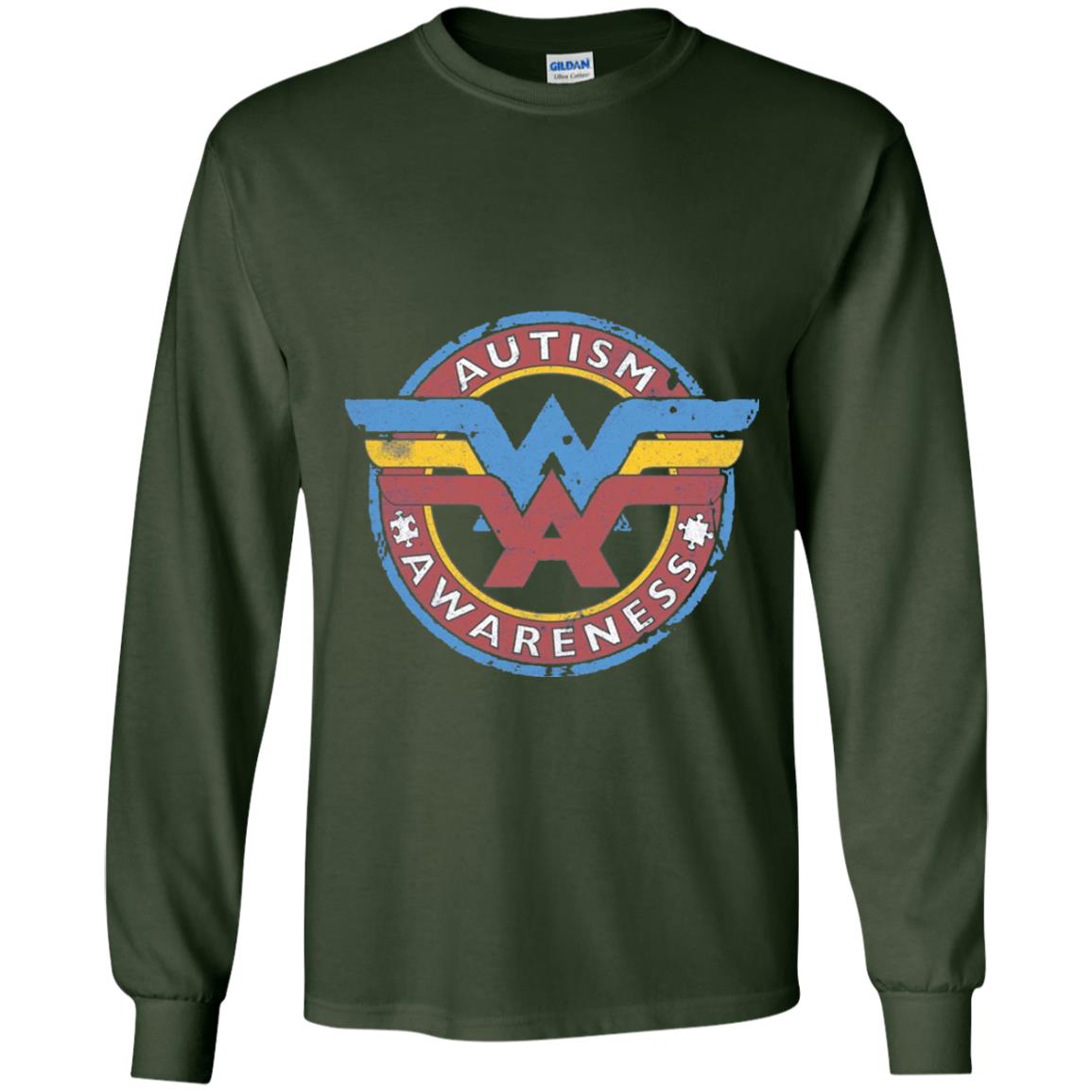 Autism Awareness T-shirt Forest Green