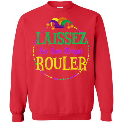 Mardi Gras T-shirt Laissez Les Bon Temps Rouler Red
