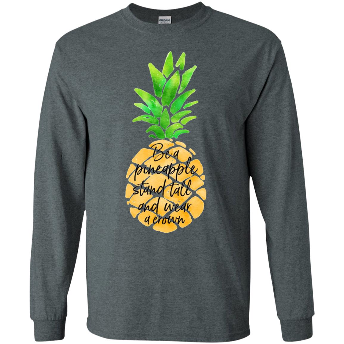 Funny Pineapple T-shirt Dark Heather