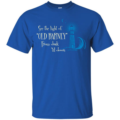 Lighthouse T-shirt See The Light Of Old Barney From Dusk Til Down Royal