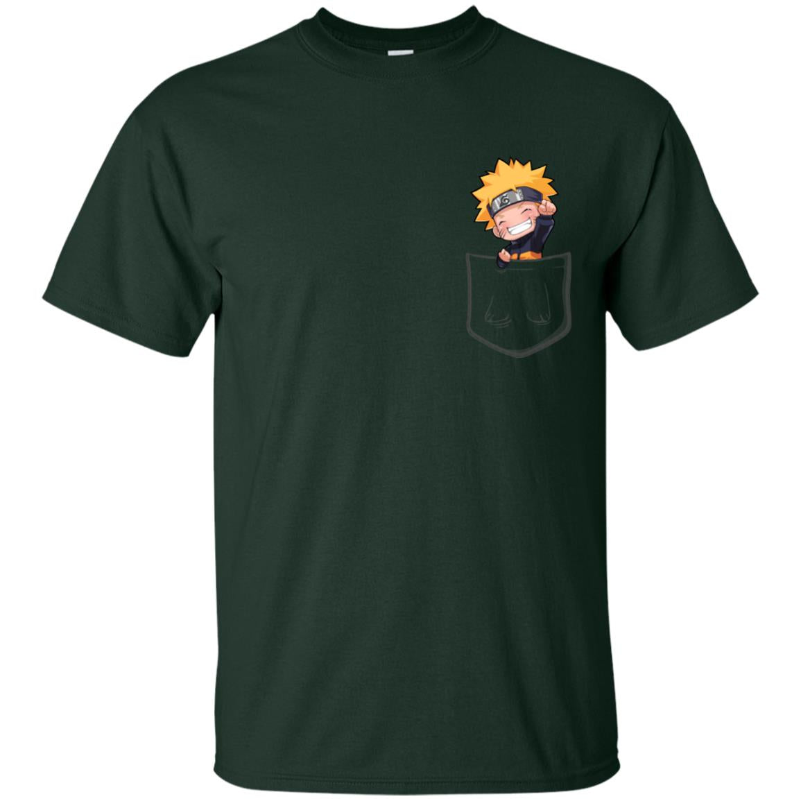 Naruto In Pocket Shirt Forest