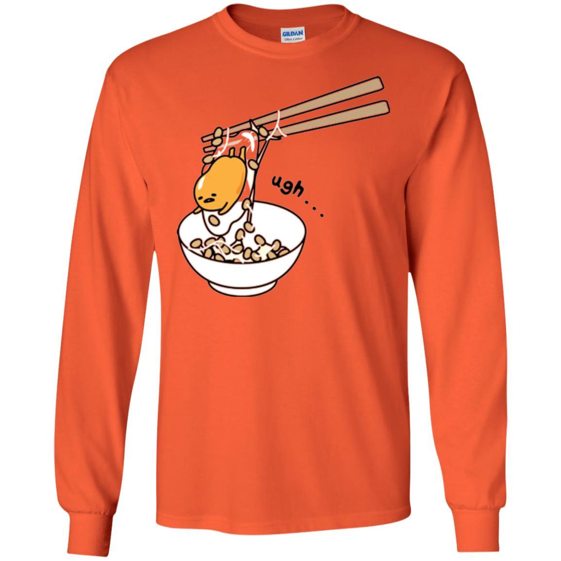 Film T-shirt Gudetama Chopsticks Orange