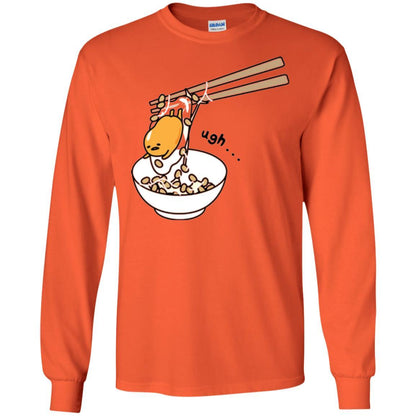 Film T-shirt Gudetama Chopsticks Orange
