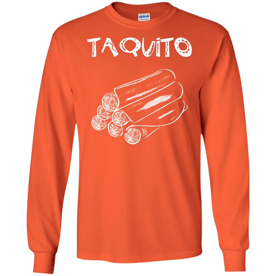 Taquito Shirt For Mens Womens Orange