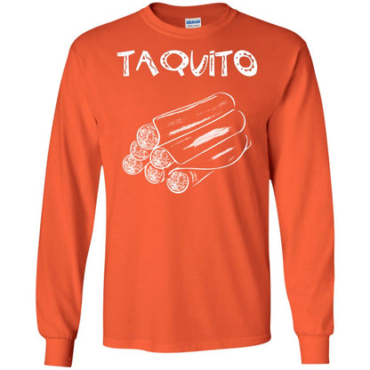 Taquito Shirt For Mens Womens Orange