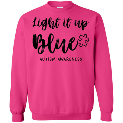 Autism Awareness Shirts Light It Up Blue Heliconia
