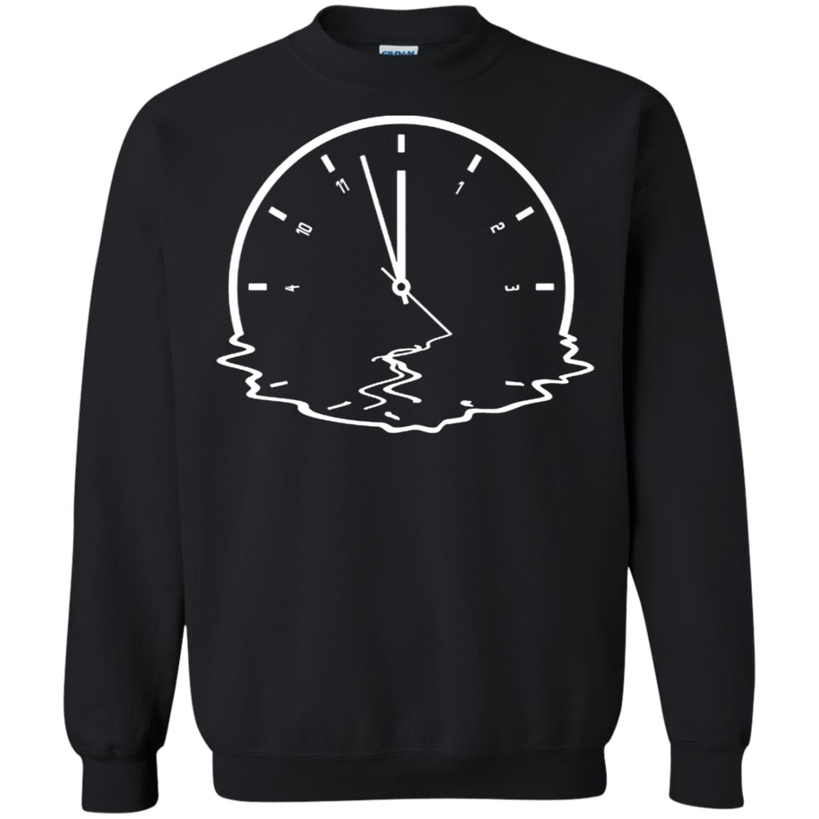 Alzheimer's & Dementia Awareness Funny Clock Gift Shirt Black