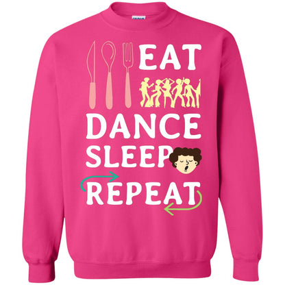 Eat Dance Sleep Repeat Dance Lover Shirt Heliconia