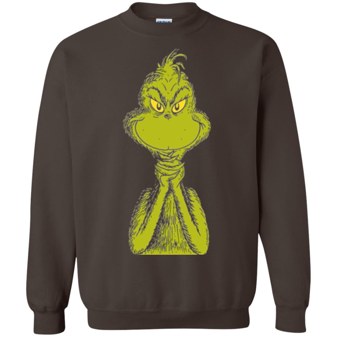 Dr. Seuss Classic Sly Grinch T-shirt Dark Chocolate