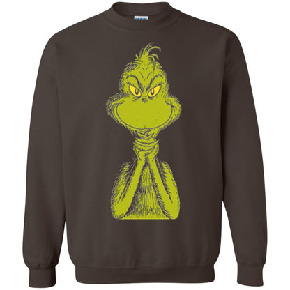 Dr. Seuss Classic Sly Grinch T-shirt Dark Chocolate