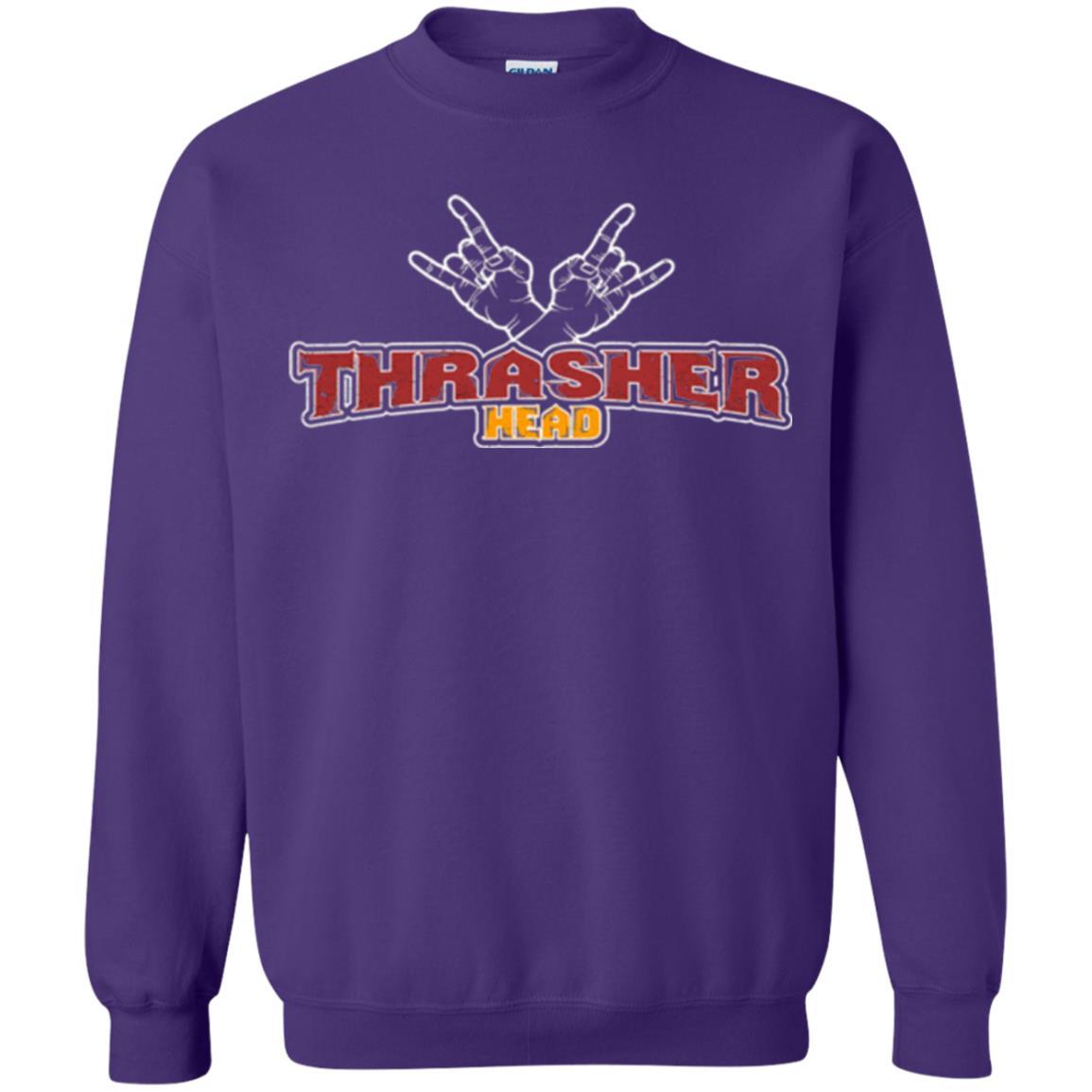 Thrasher Head T-shirt Purple