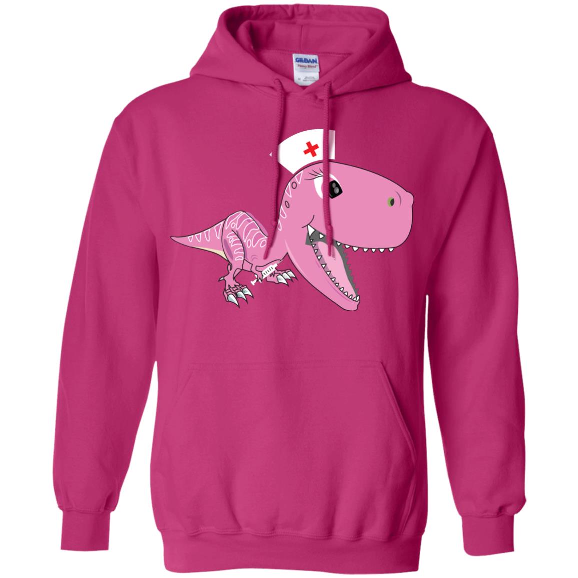 Dinosau-nurse Dinosaurus Nursing Shirt Heliconia