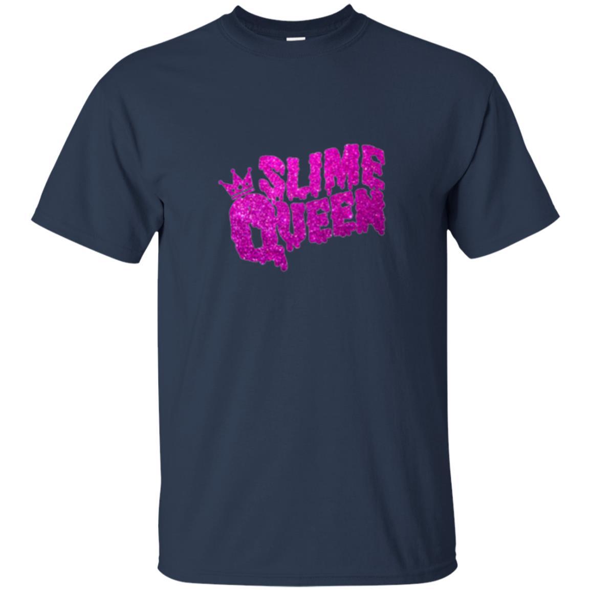 Slime Lover T-shirt Diy Slime Queen Purple Metallic Navy