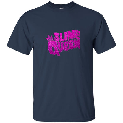 Slime Lover T-shirt Diy Slime Queen Purple Metallic Navy