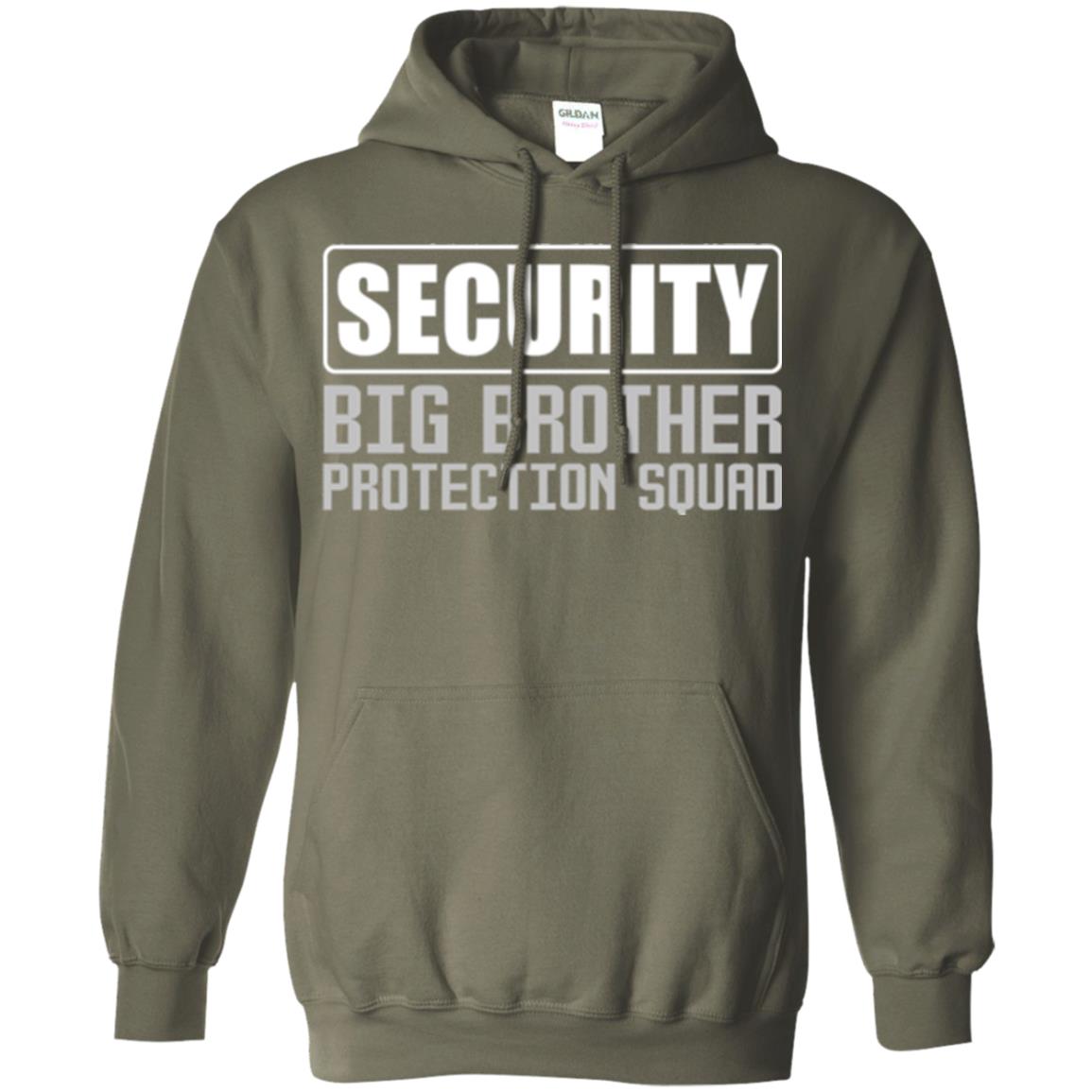Family T-shirt Security Big Brother Protection Squad Military Green