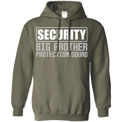 Family T-shirt Security Big Brother Protection Squad Military Green