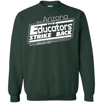 Arizona Teacher Tshirt Red For Ed Arizona The Educators Strike Back Forest Green
