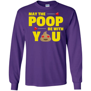 May The Poop Be With You Funny Emoji T-shirt