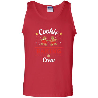 Christmas T-shirt Gingerbread Cookie Baking Crew Red