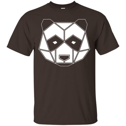 Polygon Geometric Panda Shirt Dark Chocolate