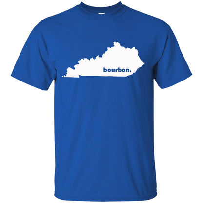 Kentucky T-shirt I Bourbon State Map Royal