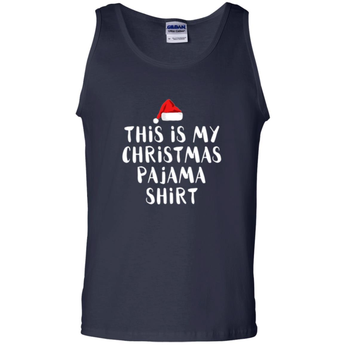 Christmas T-shirt This Is My Christmas Pajama Navy