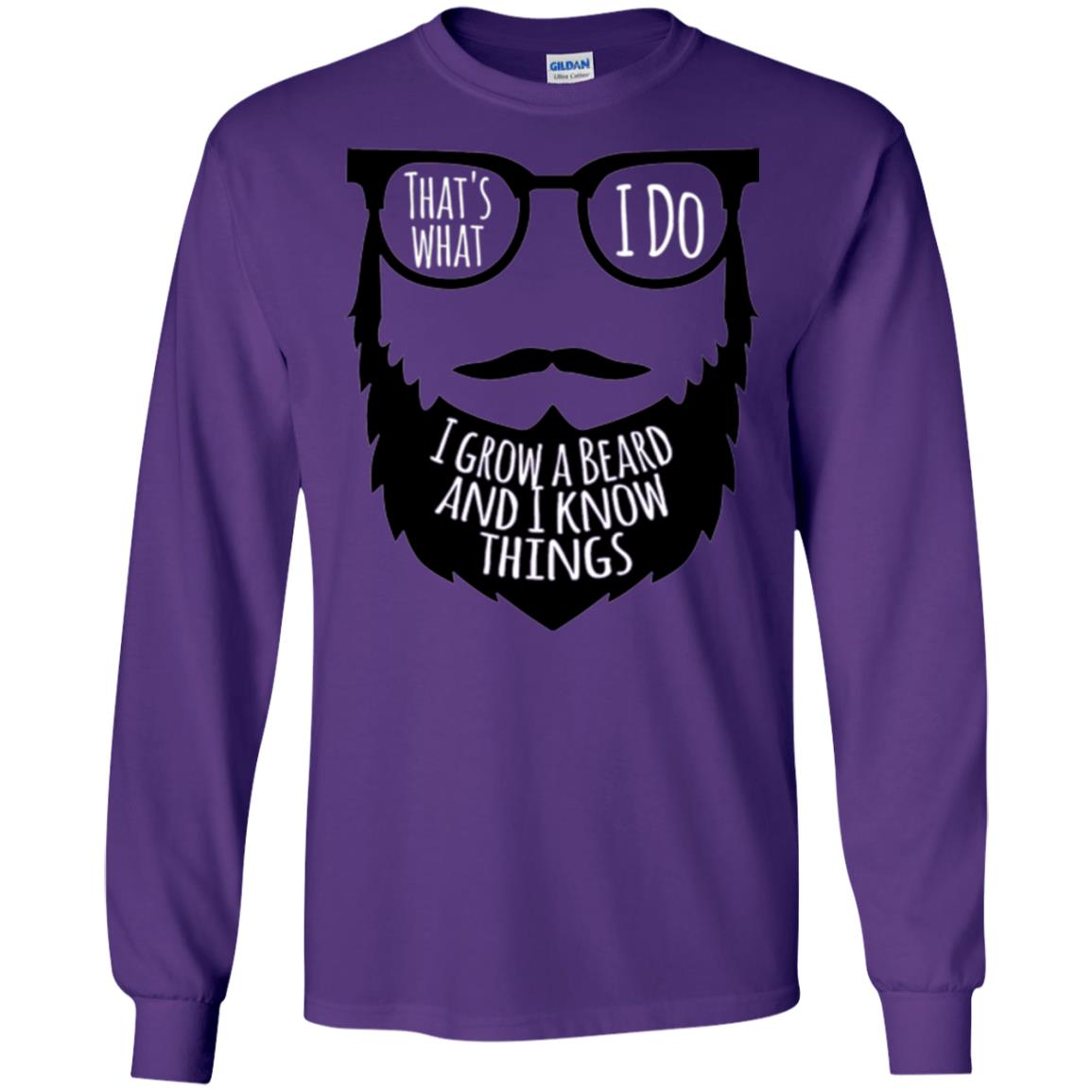 Bread Man T-shirt That_s What I Do I Growl A Bread And I Know Things Purple