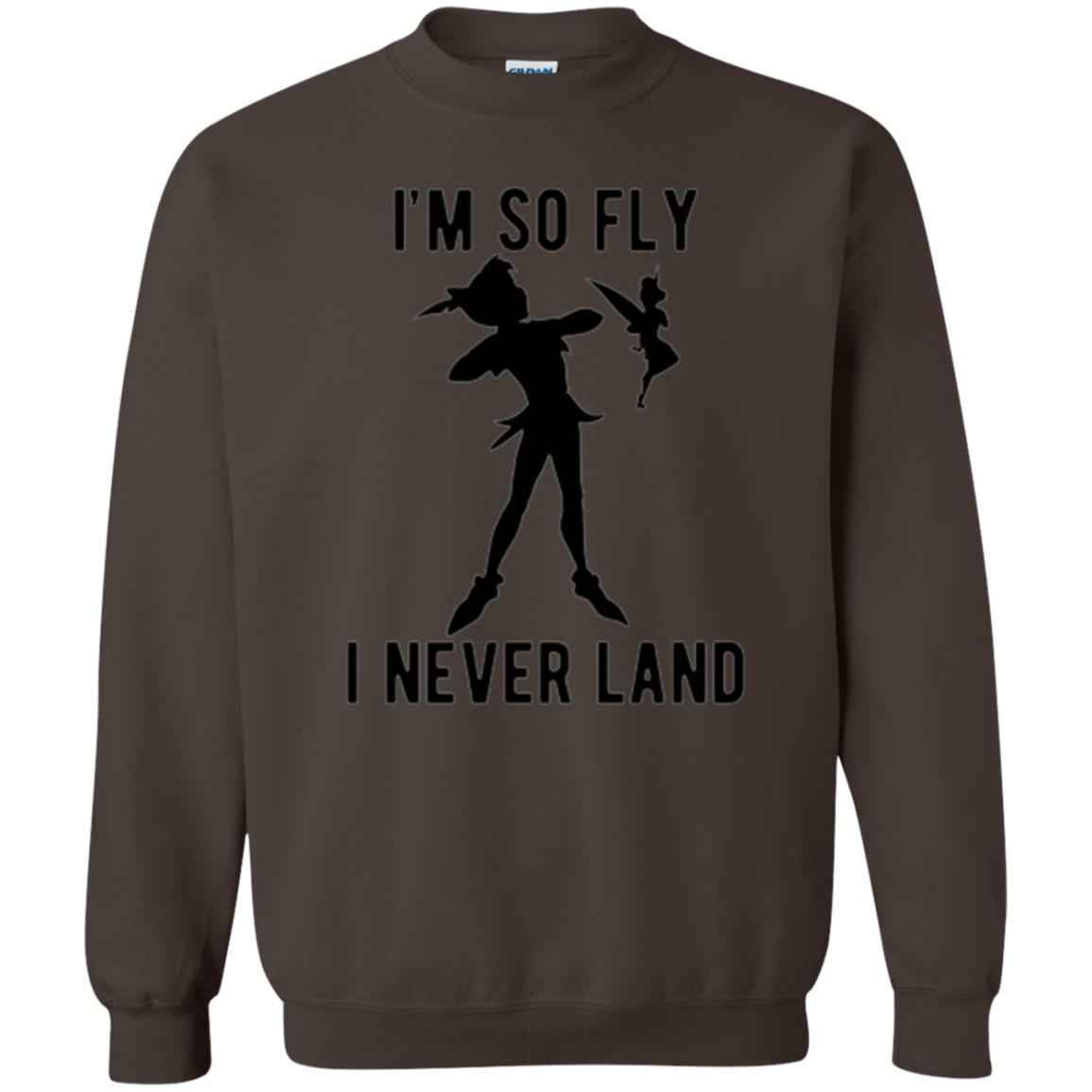 Film T-shirt Tinker Bell I'm So Fly I Never Land Dark Chocolate