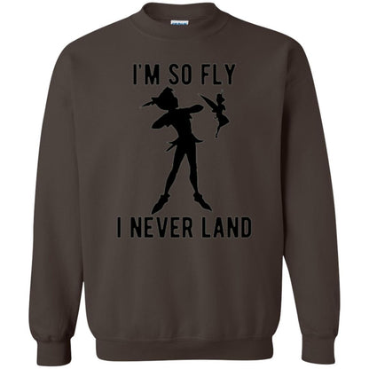 Film T-shirt Tinker Bell I'm So Fly I Never Land Dark Chocolate