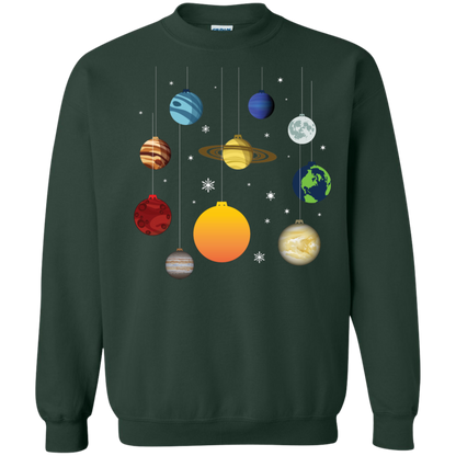 Christmas T-shirt Joy To Universe Christmas Forest Green