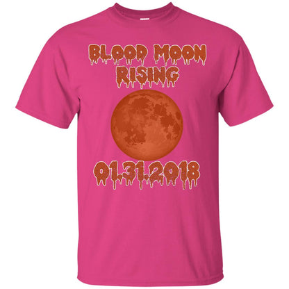 Blood Moon Rising Total Lunar Eclipse T-shirt Funny Lunar Eclipse Heliconia